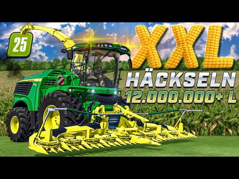 LS25 🌽 XXL MAISHÄCKSELN mit 40 SPIELERN 🚜 12.000.000+ LITER [ZIELONKA]