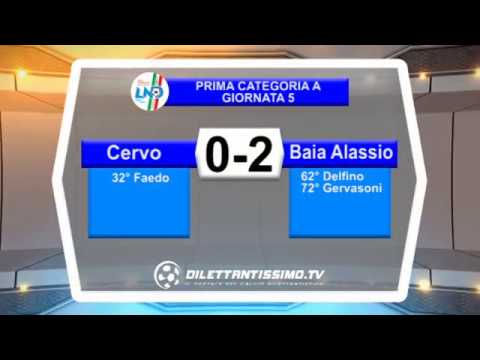 CERVO - BAIA ALASSIO 0-2 PRIMA Categoria Girone A 27 OTTOBRE 2018