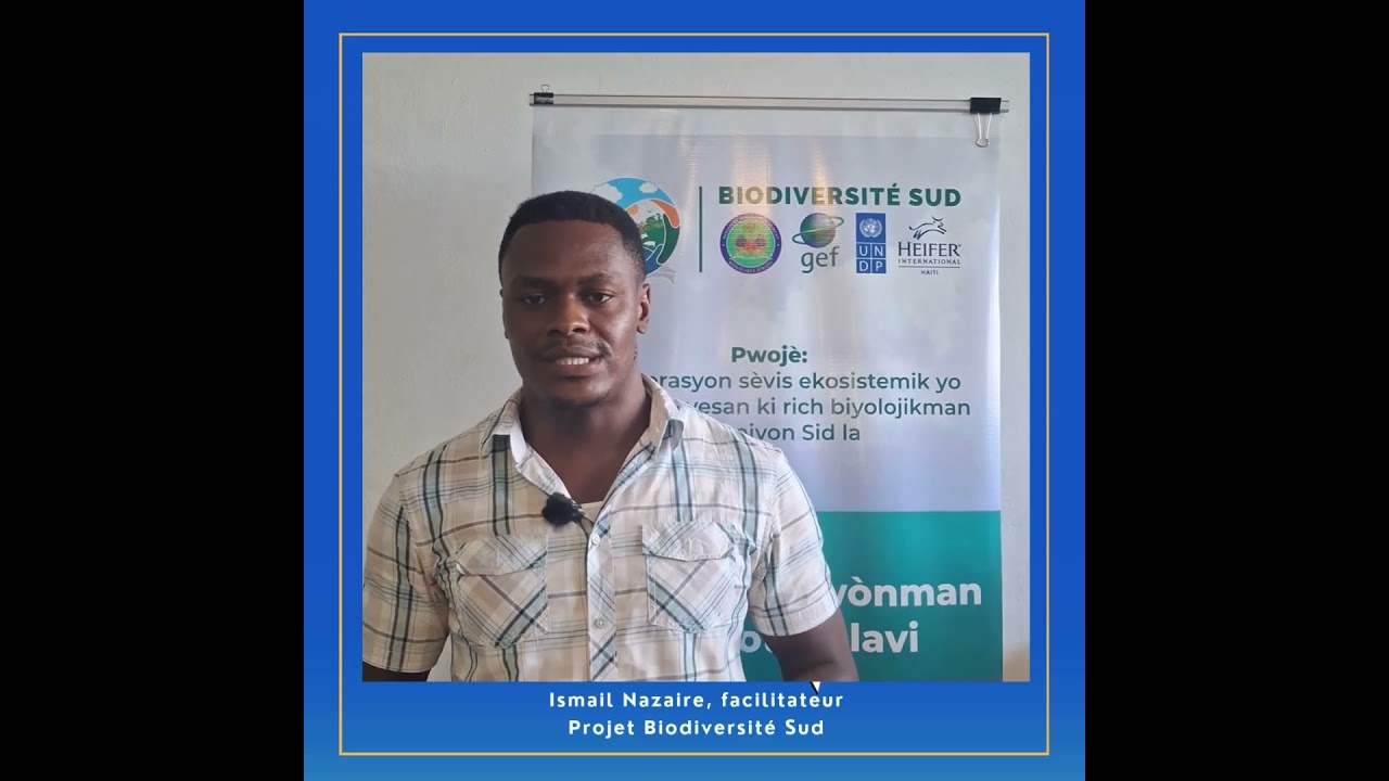 Ismail Nazaire, à la formation SIE_Haiti du 11 au 14 novembre 2025