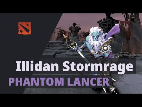 Illidan Stormrage plays Phantom Lancer Dota 2 Full Game