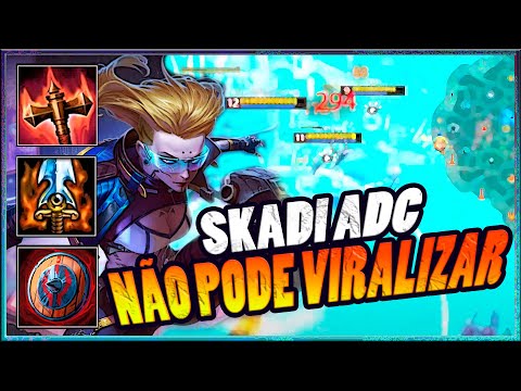 Não espalha esse meta de SKADI ADC TANK | SMITE BR
