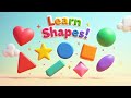 Learn Shapes With Floating 3D Fun Circle Square Triangle And More Preschool Learning Vide