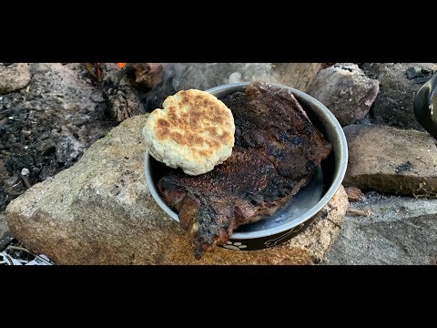 Campfire Steak and Bannock