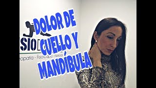 ¿TE DUELE EL CUELLO¿APRIETAS LA MANDIBULA BRUXISMO