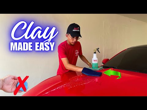 How To Clay Bar Using A Clay Mitt - Detailing Beyond Limits