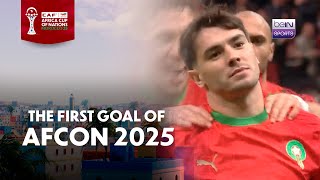 Brahim Díaz scores the first goal in AFCON 2025