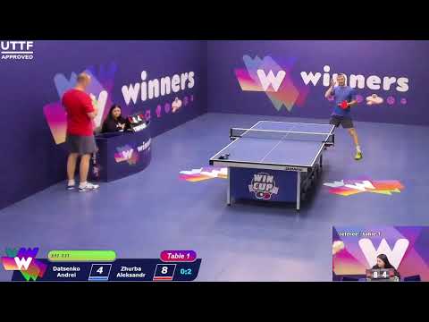 WINners CUP table 1 25.01 Datsenko Andrei - Zhurba Aleksandr 19:00