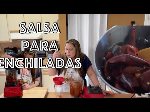 Como hacer Salsa para enchiladas