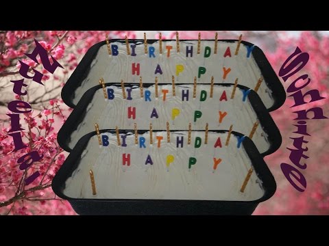 Nutellaschnitte  I Geburtstagstorte I Kuchen Backen