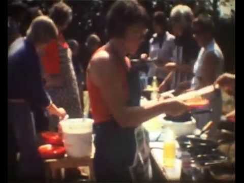 Heel kort filmpje, Lampesveentie. Pannenkoeken feest 1976