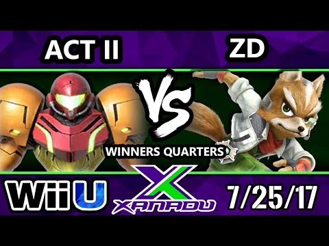 S@X 212 - Act II (Samus) Vs. InC | ZD (Fox) - SSB4 Winners Quarters - Smash 4 - Smash for Wii U.