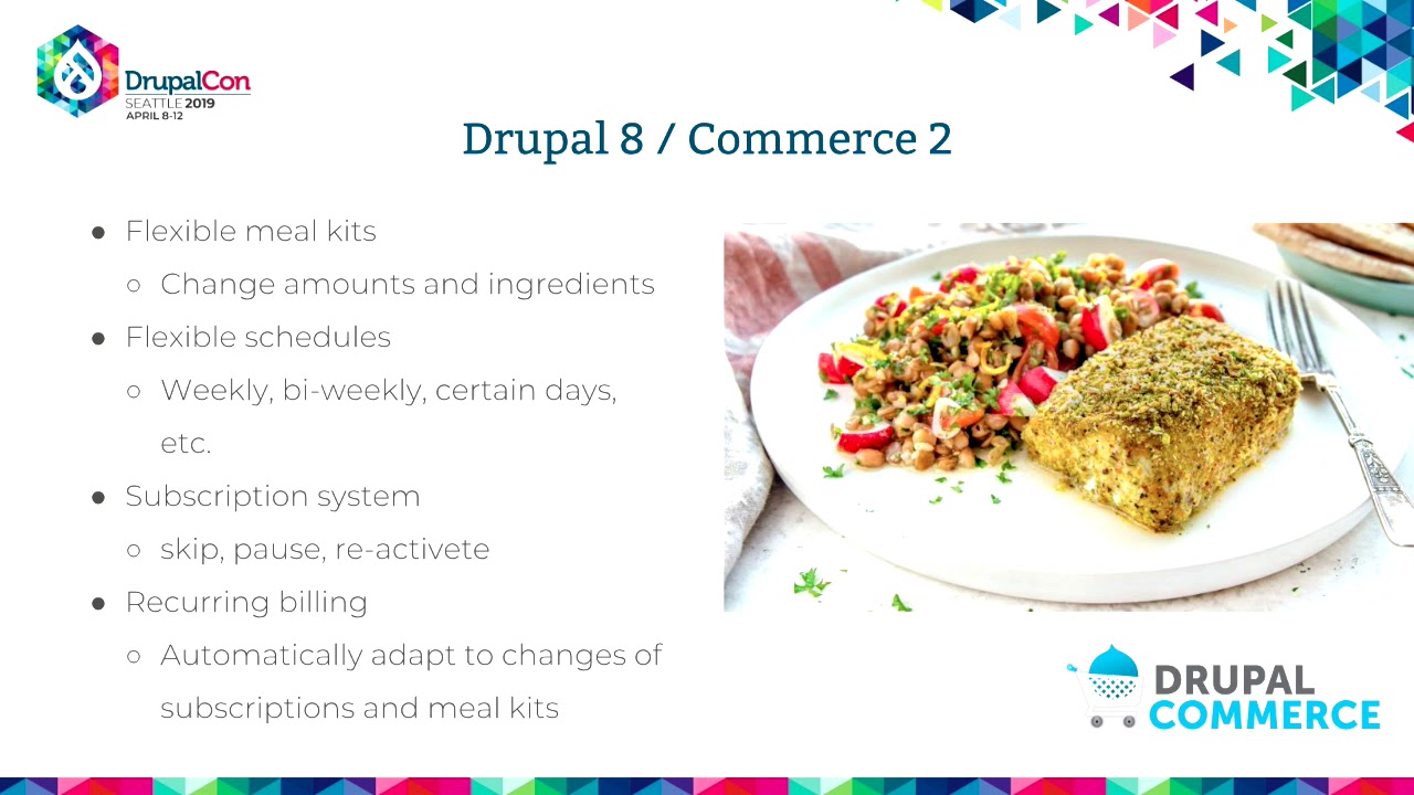 DrupalCon Seattle 2019: Decoupled Drupal Commerce with React Native