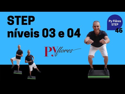 Emagreça MUITOOO com aula de STEP pyflores - trabalho aeróbico