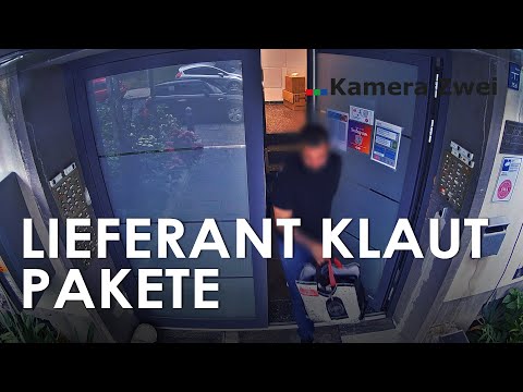 Stupid delivery man steals packages from hallway | Camera Two