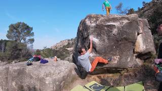 Video thumbnail: El bidedo motiferomotifero izquierda, 6b+. Alcañiz