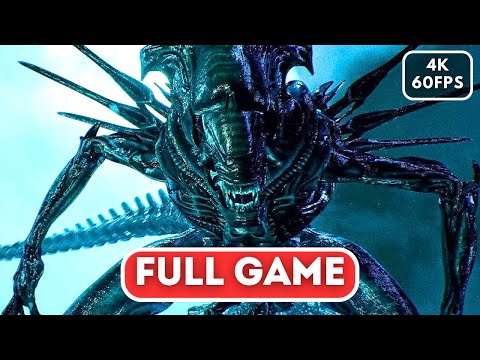 ALIENS VS PREDATORS ALIEN CAMPAIGN Gameplay Walkthrough FULL GAME【4K 60FPS】No Commentary