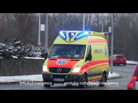 🚑 Czech Republic Prague Ambulance Responding