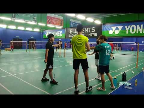 Element Badminton Final Boy Double U18 Tournament - Hao Yan / Hao Yang Vs Yi Shen / Kean Yao