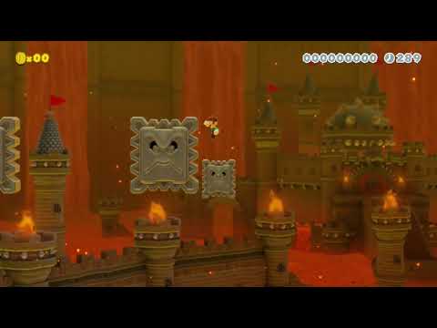 Thwomp's Fortress   Super Mario Maker 2 Level Showcase