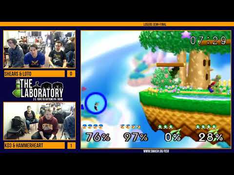 Keystoned II | Shears & Loto vs KD3 & HAMMERHEART - Losers Semi-Final - Super Smash Bros.