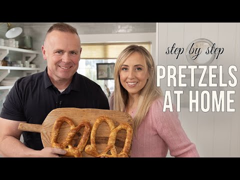 Making Bavarian Pretzels at Home with David - Original & Stuffed