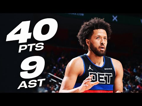 Cade Cunningham GOES OFF For SEASON-HIGH 40 PTS! 🔥 | January 4, 2025