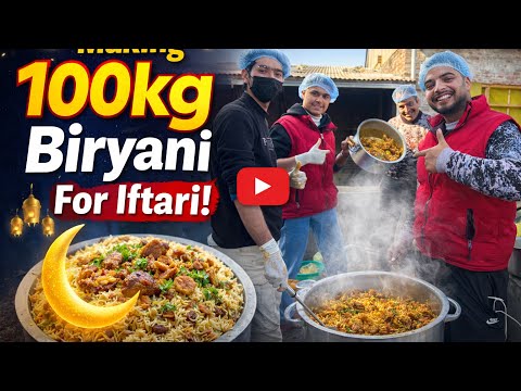 100KG Biryani for Grand Iftari in Kashmir with My Father ❤️