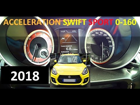 Suzuki Swift Sport 2019 Acceleration 0-160 km/h