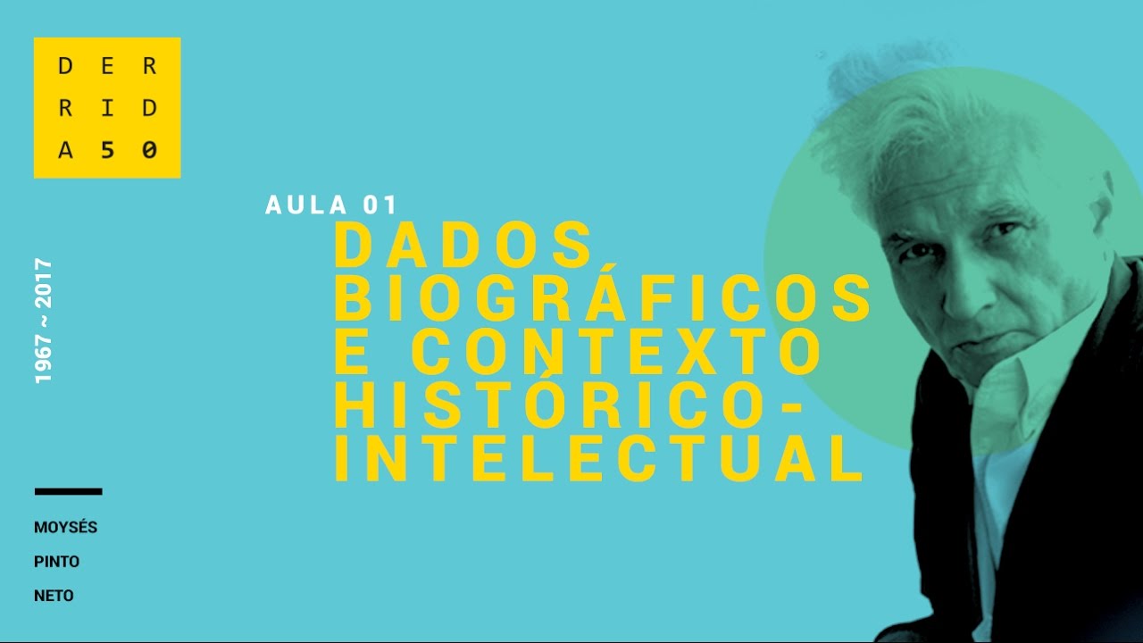 Aula 1 | Dados biográficos e contexto histórico-intelectual | Derrida50 | Filosofia em Transe