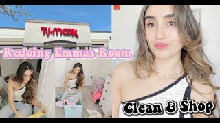 Redoing Emma's Room! Declutter & Shop with me 💕 Part 1 of Giving my 10 year old a room makeover