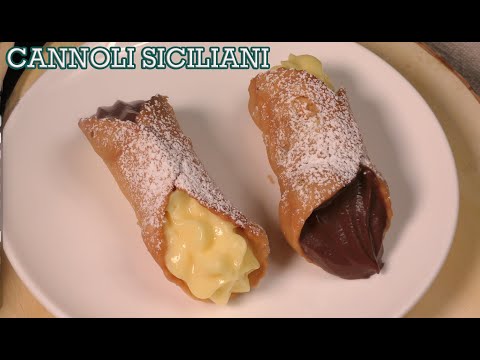 I CANNOLI SICILIANI ricetta ORIGINALE BUONISSIMI - Recipe Authentic Sicilian Cannoli shells
