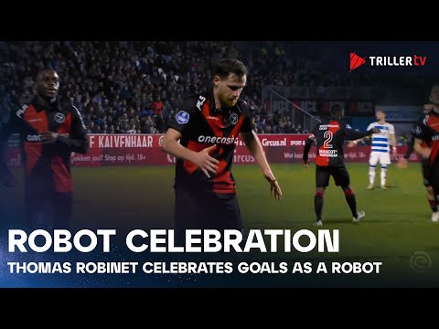 ROBINET celebrates goals as a robot 😂