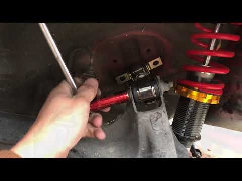 Skunk2 rear camber kit install - civic