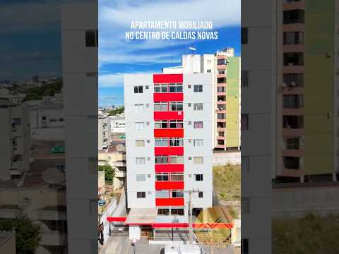 Apartamento 2 quartos no centro de Caldas Novas, 1 suíte, mobiliado, garagem