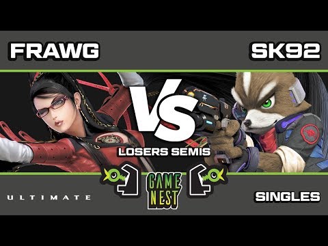 Game Nest Smash It Up: Frawg (Bayonetta) vs SK92 (Fox/Wolf) - Losers Semis