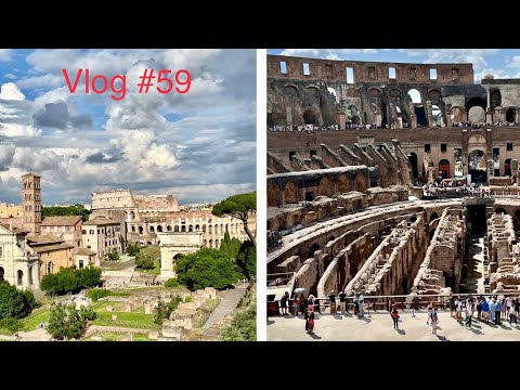 Italy Vlogs 2023 | Part 5: Colosseum, Roman Forum, and Palatine Hill | Vlog #59