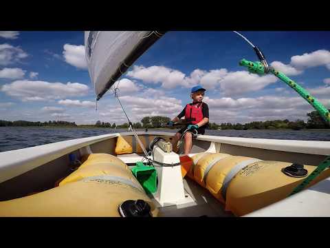 Opti sailing practice GoPro HD