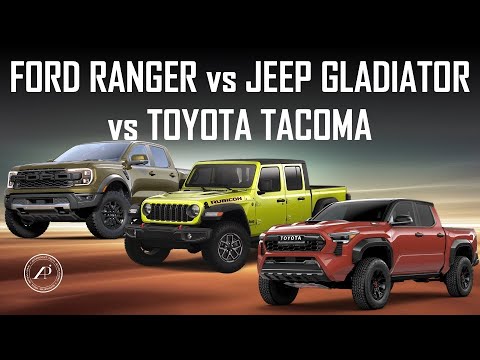 ENGINEER'S REVIEW: FORD RANGER vs JEEP GLADIATOR vs TOYOTA TACOMA // RAPTOR vs RUBICON vs TRD PRO
