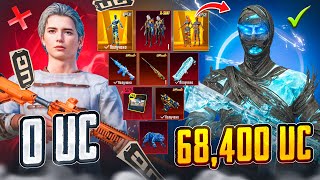 😱YANGI AKKAUNTNI 64,800 UC KUCHAYTIRDIM - OBUNACHIM SHOKDA 🥵 PUBG MOBILE!
