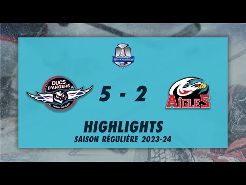 Ducs d'Angers 5-2 Aigles de Nice - Highlights - Synerglace Ligue Magnus 2023/24
