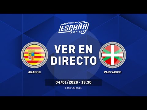 ARAGON vs PAIS VASCO | Fase Grupos | Grupo E | CESA Cadete Masculino
