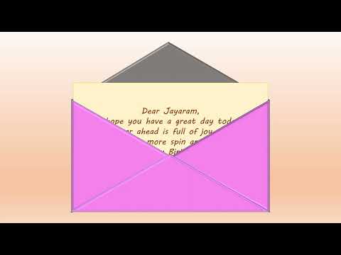 Happy Birthday Jayaram