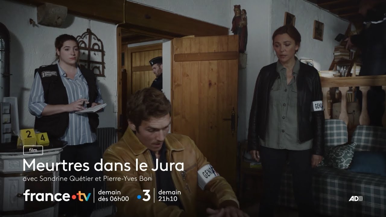 Meurtres dans le Jura lundi 14 juillet 2025 sur France 3