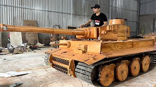 Dad Spends 3 Months Building His Son&#39;s Favorite Tank