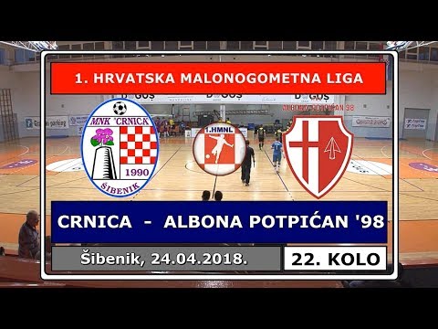 1. HMNL, 22. kolo: CRNICA - ALBONA POTPIĆAN '98  8:2, 24.04.2018.