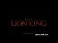 The Lion King The Original Movie VHS Trailer