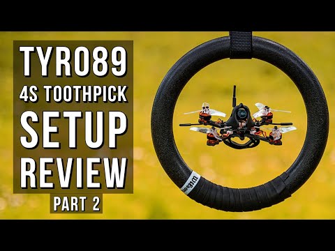 Eachine Tyro89 SETUP and REVIEW! Cheap 4s fpv toothpick drone [Part 2]