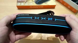 Głośnik Bluetooth Manta SPK303BL Forton - UNBOXING / Recenzja niedrogiego głośnika Bluetooth