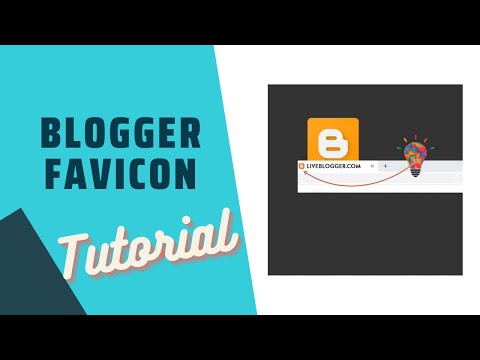 How To Add Or Change Favicon In Blogger Blogs New Dashboard - Live Blogger