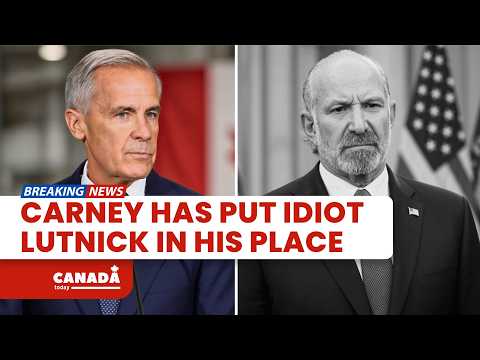 Carney's Speech Turns INTENSE after Lutnick & Trump's Question
